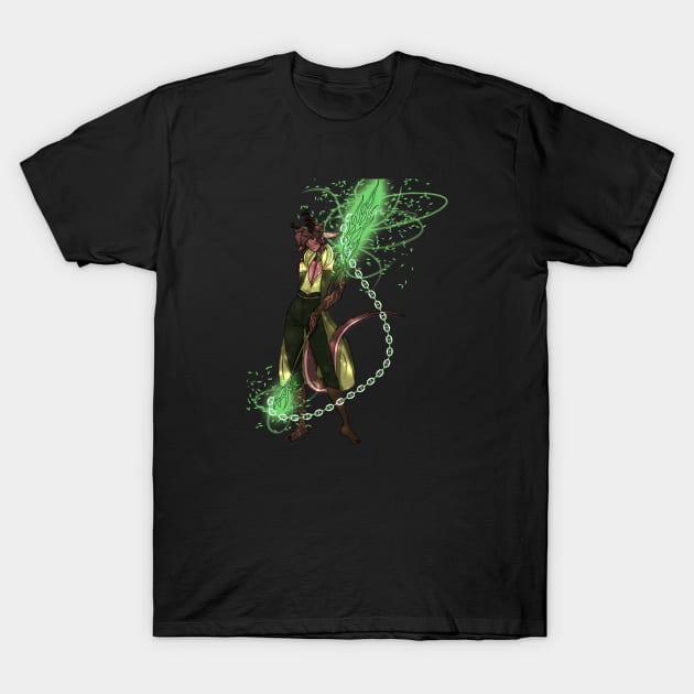 Woodland Tiefling T-Shirt by Orion The Chaotic